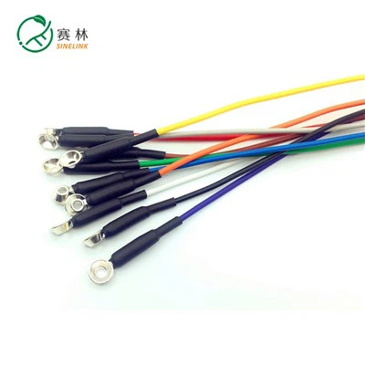 أكواب أقطاب تخطيط كهربية الدماغ المصنوعة من الفضة الصلبة القابلة لإعادة الاستخدام للأطفال